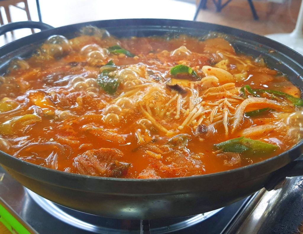 Kimchi Jjigae - a great traditional Korean dish