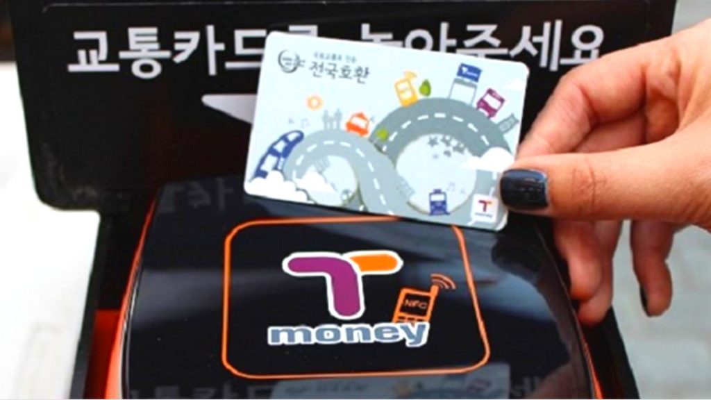 T Money Card in Korea